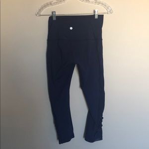 Navy lululemon leggings